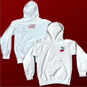 Lana Del Rey Cherry Hoodie sweatshirt embroidered Never Worn Unisex XL RARE